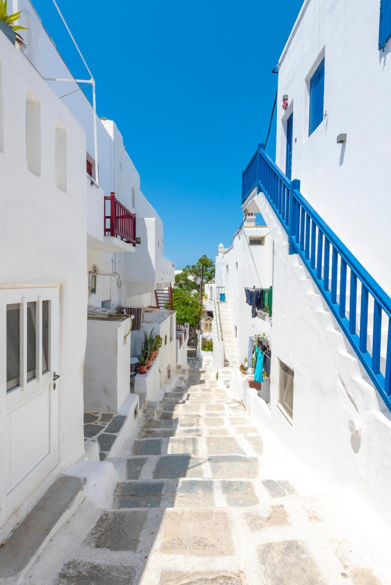 Апартаменти White And Grey Chora Mykonos Town Екстер'єр фото